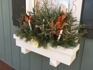 Small Winter Window Box