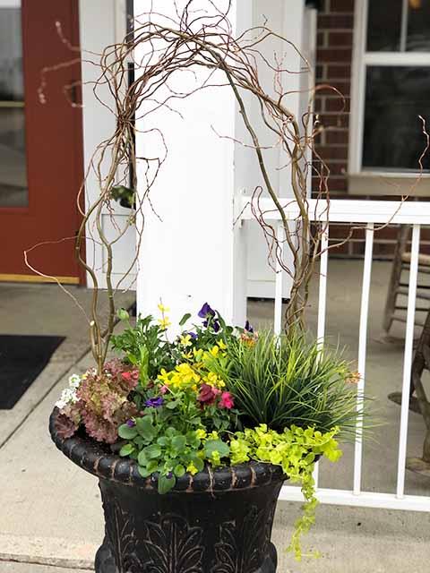 Easter Basket flower container