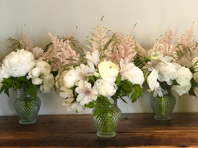 Peonies and lilies