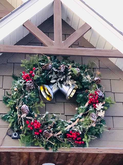 Faux Christmas Wreath