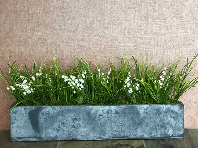 Long lilies of the valley vase