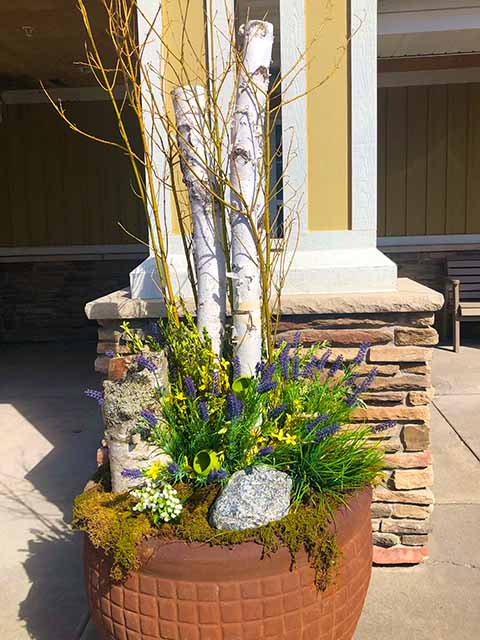 Pre-Spring Flower Pot