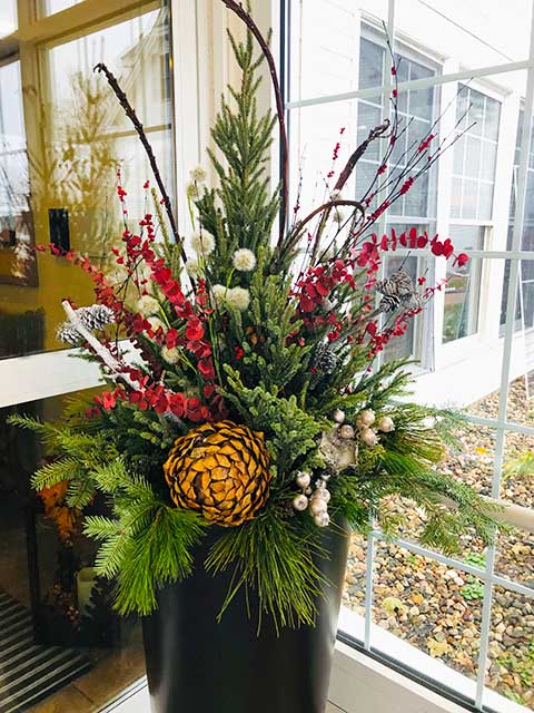 Winter greens container