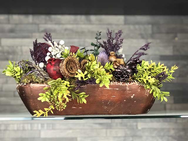 faux centerpiece